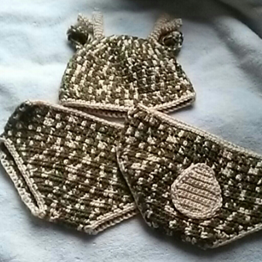 Hat With Antlers And Bottoms Photo
